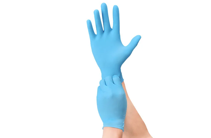 disposable 12 extended cuff nitrile gloves